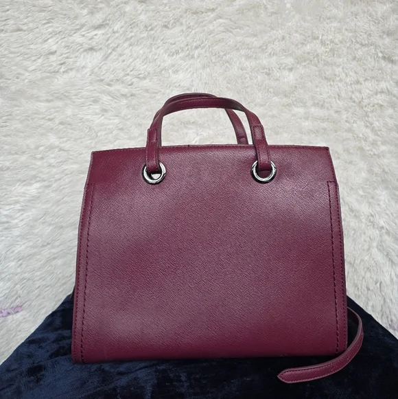 Armani Exchange Deep Burgundy Tote - Picture 3 of 7
